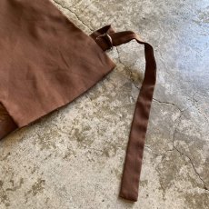 画像4: BROWN COLOR SIDE SLIT BELT DESIGN VEST / Ladies M (4)