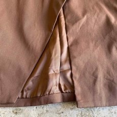 画像6: BROWN COLOR SIDE SLIT BELT DESIGN VEST / Ladies M (6)