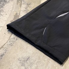 画像8: 【WONDERGROUND】WAVE NOTCH PATTERN NYLON PANTS / BLACK / OS (8)