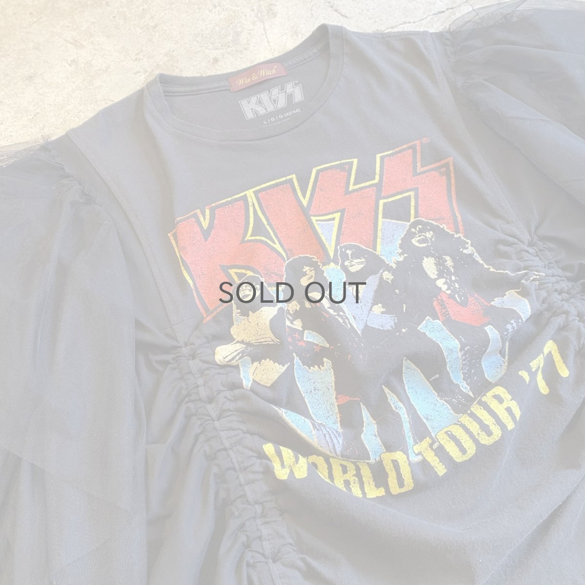 画像3: 【Wiz&Witch】"UNITED" FUTURE ROCK TEE / OS (3)