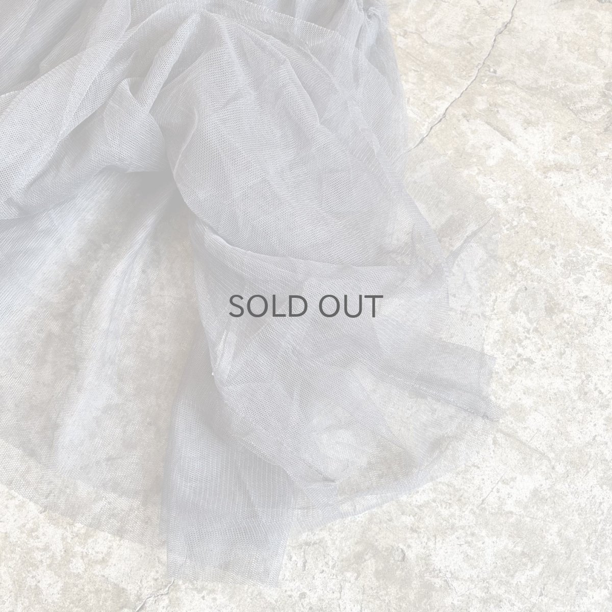 画像5: DOWN FRILL DESIGN GREY COLOR DOUBLE TULLE CAMISOLE / Ladies M (5)