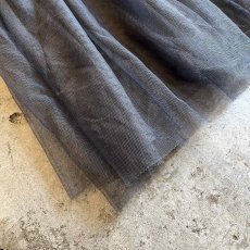 画像3: DOWN FRILL DESIGN GREY COLOR DOUBLE TULLE CAMISOLE / Ladies M (3)