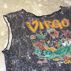 画像3: "VIRGO" ART PRINTED CHEMICAL WASH PATTERN N/S TEE / Mens L (3)