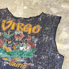 画像4: "VIRGO" ART PRINTED CHEMICAL WASH PATTERN N/S TEE / Mens L (4)