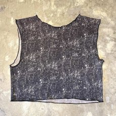 画像2: "VIRGO" ART PRINTED CHEMICAL WASH PATTERN N/S TEE / Mens L (2)