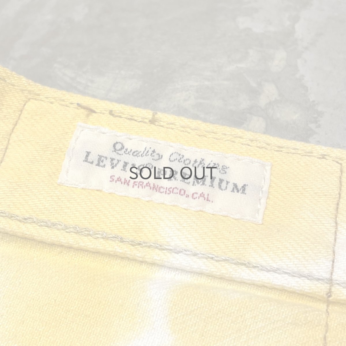 画像10: 【LEVI'S】501 TIE DYE PATTERN DENIM PANTS / W33 (10)