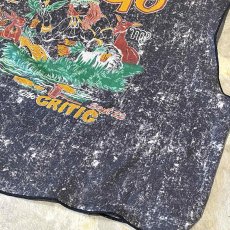 画像6: "VIRGO" ART PRINTED CHEMICAL WASH PATTERN N/S TEE / Mens L (6)