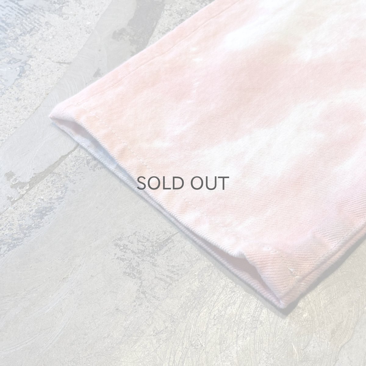 画像8: 【LEVI'S】501 TIE DYE PATTERN DENIM PANTS / W33 (8)