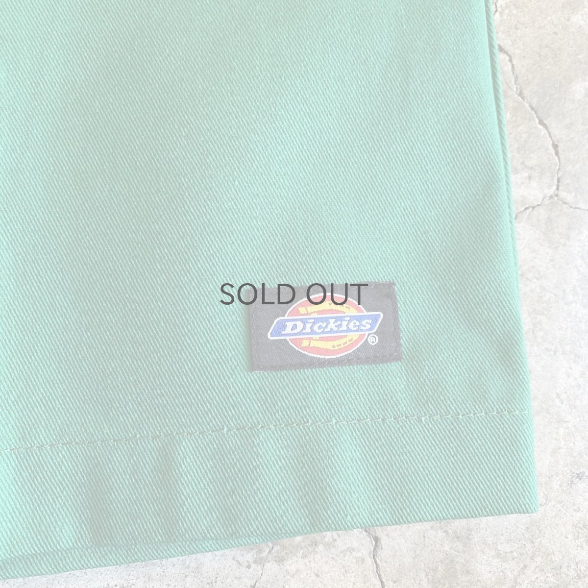 画像5: 【Dickies】GREEN COLOR DESIGN WORK HALF PANTS / W31 (5)