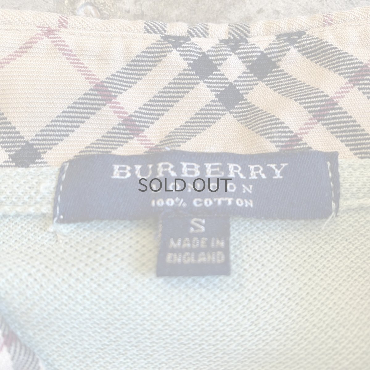 画像12: 【BURBERRY】 POINT CHECK COLLAR PATTERN DESIGN S/S POLO SHIRT / Ladies S(L) (12)