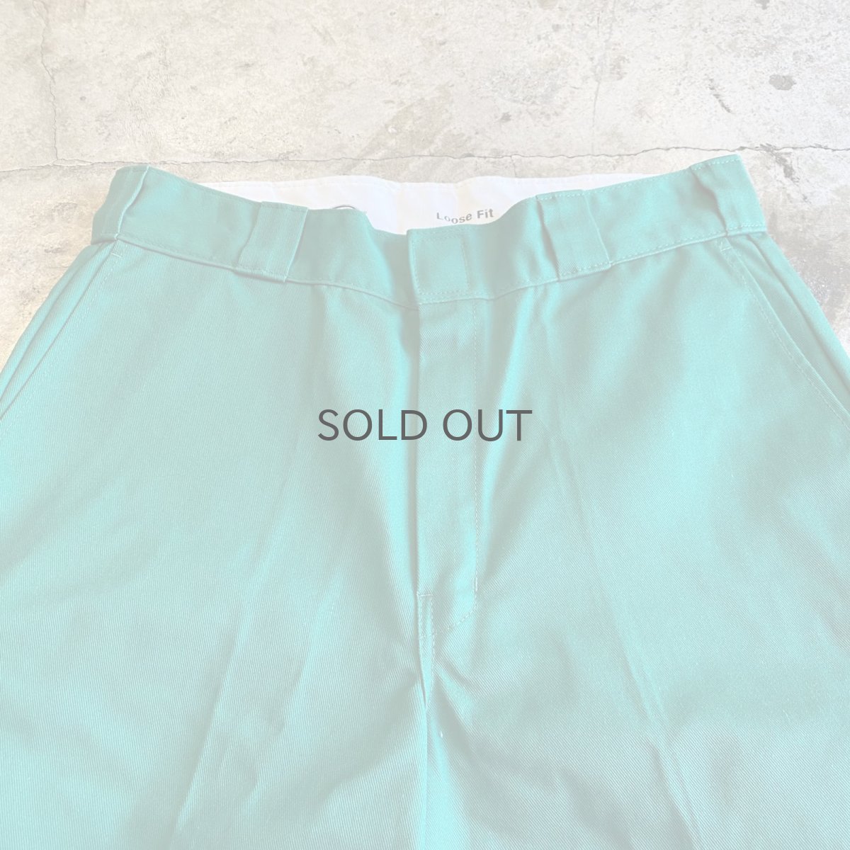 画像4: 【Dickies】GREEN COLOR DESIGN WORK HALF PANTS / W31 (4)