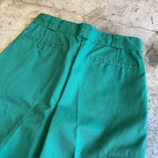 画像8: 【Dickies】GREEN COLOR DESIGN WORK HALF PANTS / W31 (8)