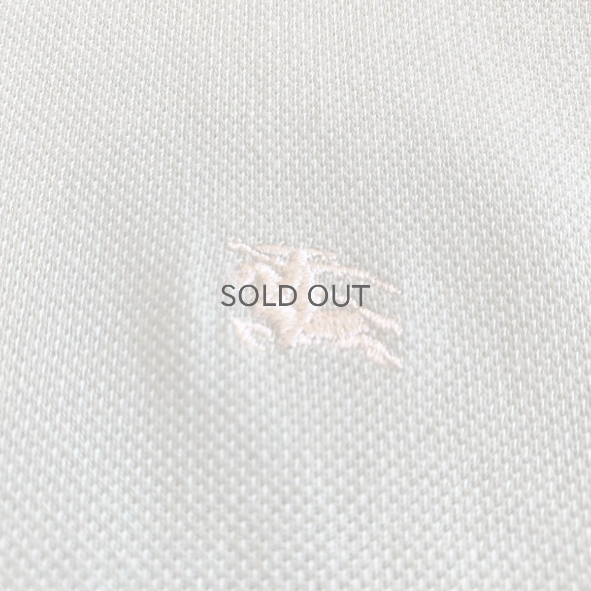 画像9: 【BURBERRY】 POINT CHECK COLLAR PATTERN DESIGN S/S POLO SHIRT / Ladies S(L) (9)