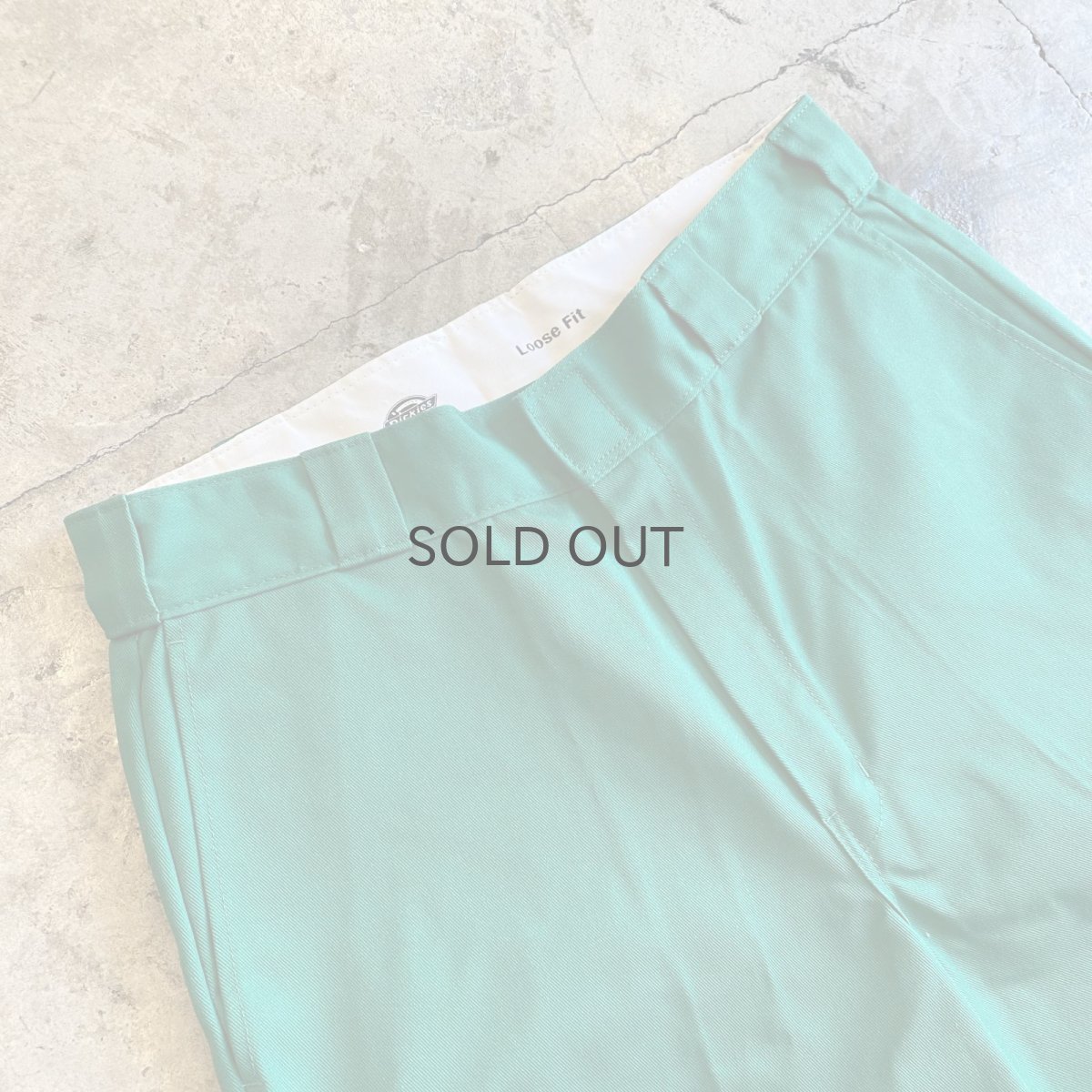 画像3: 【Dickies】GREEN COLOR DESIGN WORK HALF PANTS / W31 (3)