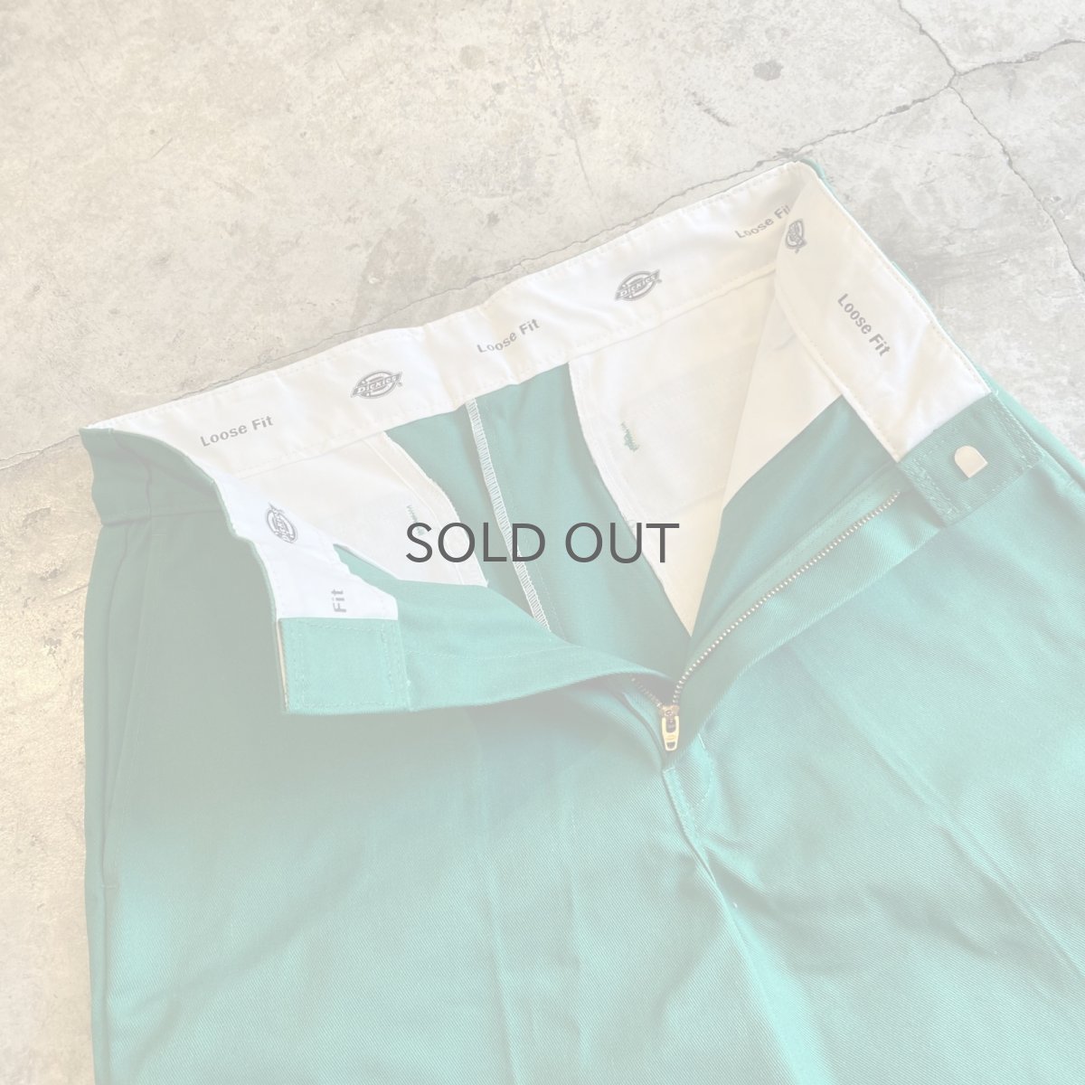 画像6: 【Dickies】GREEN COLOR DESIGN WORK HALF PANTS / W31 (6)