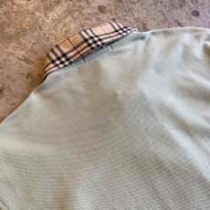 画像10: 【BURBERRY】 POINT CHECK COLLAR PATTERN DESIGN S/S POLO SHIRT / Ladies S(L) (10)