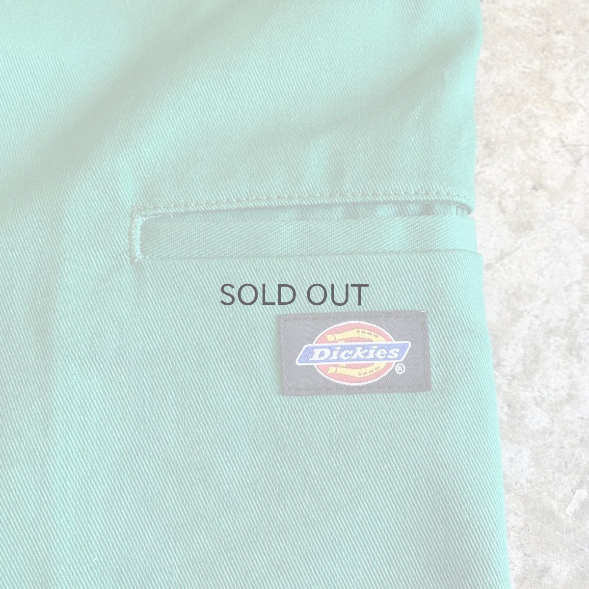 画像9: 【Dickies】GREEN COLOR DESIGN WORK HALF PANTS / W31 (9)