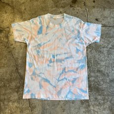 画像1: 80's ALL OVER TIE DYE PATTERN COLOR S/S TEE / Ladies L(XL) / MADE IN USA (1)