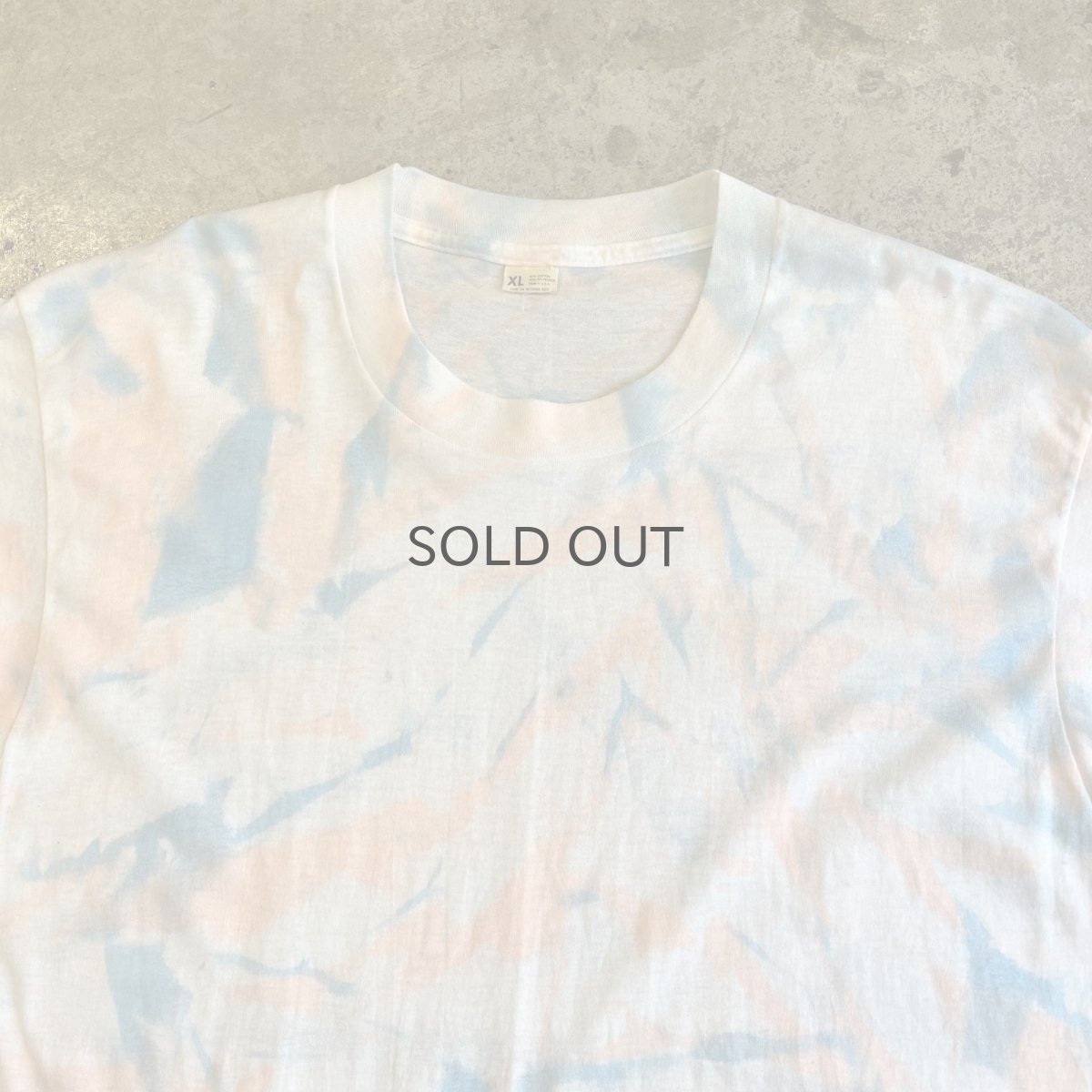 画像7: 80's ALL OVER TIE DYE PATTERN COLOR S/S TEE / Ladies L(XL) / MADE IN USA (7)