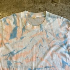 画像7: 80's ALL OVER TIE DYE PATTERN COLOR S/S TEE / Ladies L(XL) / MADE IN USA (7)