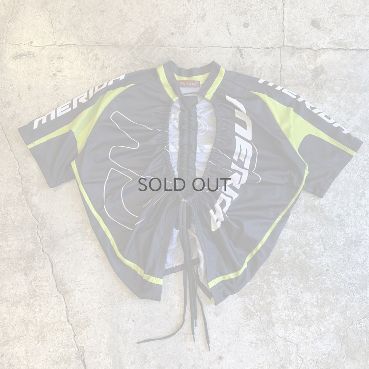 画像1: 【Wiz&Witch】"WEIRD" DRAW CODE SPORTY TOPS / OS (1)