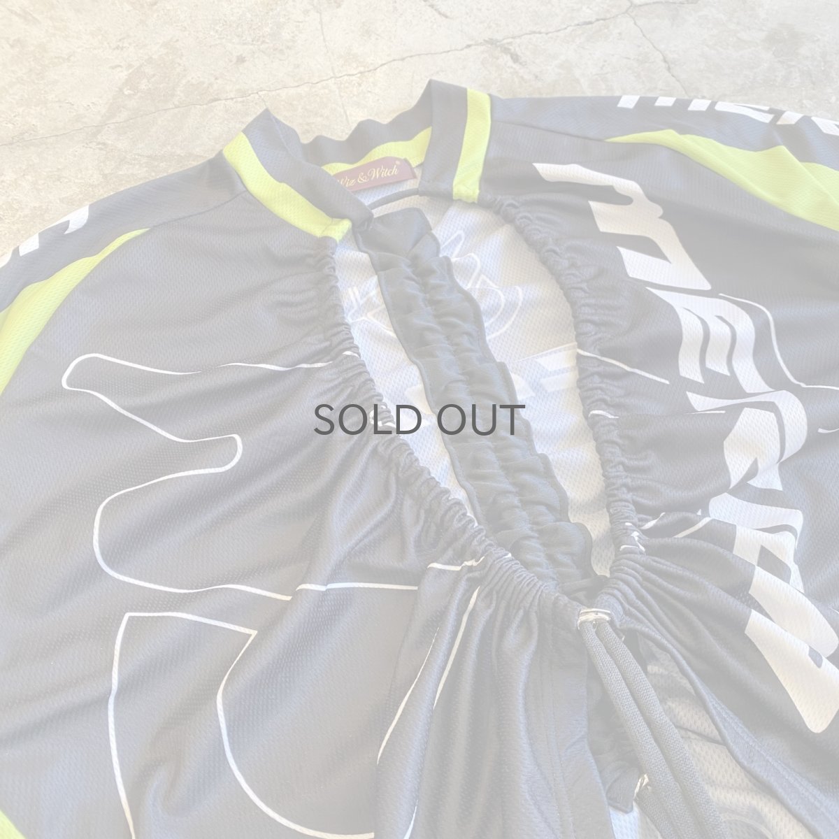 画像3: 【Wiz&Witch】"WEIRD" DRAW CODE SPORTY TOPS / OS (3)