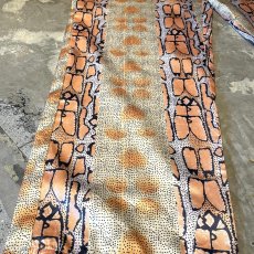 画像7: ALL OVER PATTERN STRAIGHT SILHOUETTE SATIN PANTS / W23~ (7)