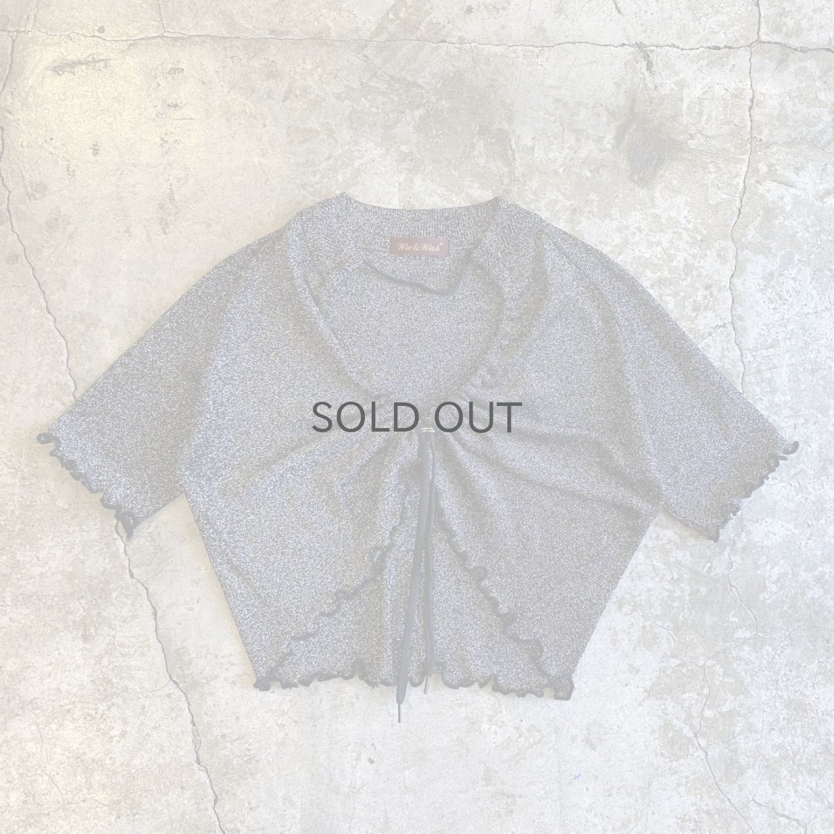 画像1: 【Wiz&Witch】"WEIRD" DRAW CODE CARDIGAN S/S TOPS / OS (1)