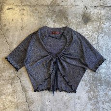 画像1: 【Wiz&Witch】"WEIRD" DRAW CODE CARDIGAN S/S TOPS / OS (1)