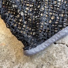 画像3: BLACK COLOR MESH DESIGN S/S TOPS / Ladies L (3)