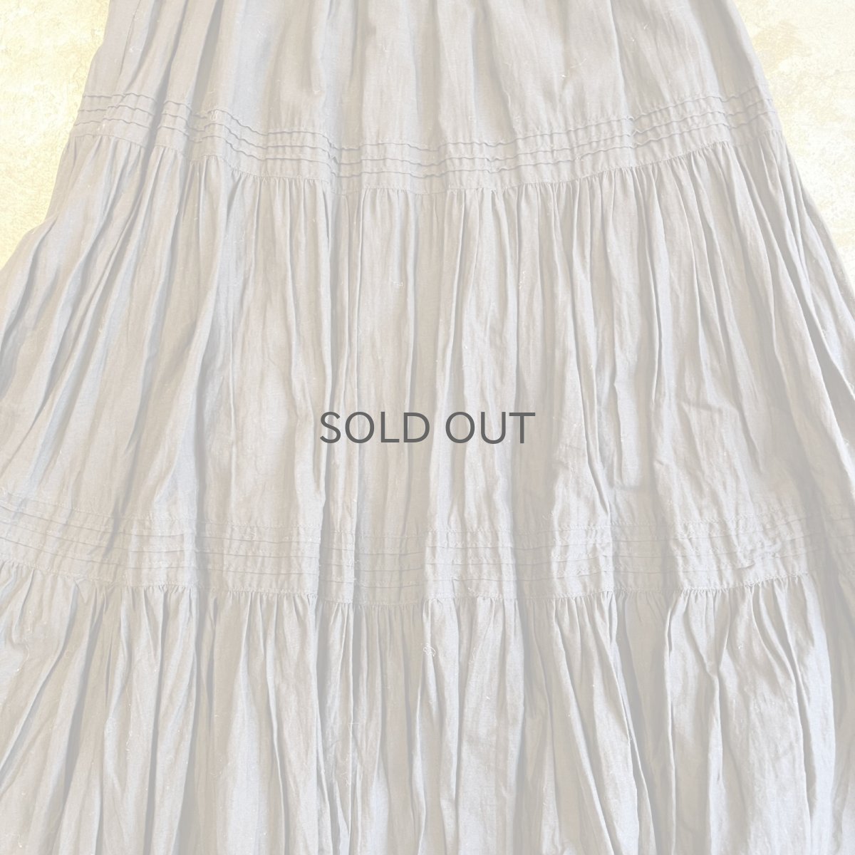 画像10: BLACK COLOR GATHER DESIGN FLARE SKIRT / ~W30 (10)