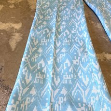 画像7: 70's ALL OVER PATTERN FLARE SILHOUETTE SLACKS / W29 (7)
