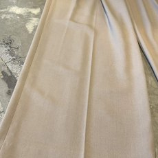 画像7: 【WONDERGROUND】2TUCK WIDE SILHOUETTE BELTED SLACKS / BEIGE / OS (7)