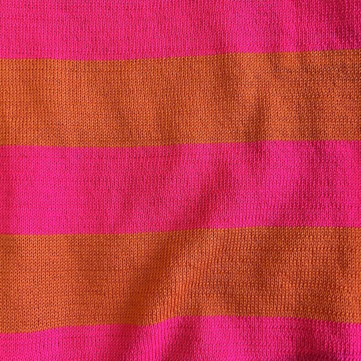 画像9: SHOULDER RIBBON DESIGN BORDER PATTERN N/S TOPS / Ladies S~M(L) / MADE IN ITALIE (9)