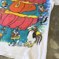 画像6: 90's "LOONEY TUNES" CHARACTERS PRINTED S/S TEE / Mens L / MEDA IN USA (6)