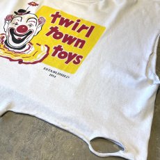 画像6: FRONT CLOWN PRINTED CRASH DAMAGE N/S TEE / Mens L (6)