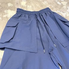 画像3: 【WONDERGROUND】LAYERED COLOR APRON PANTS / BLUE / OS (3)