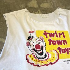 画像3: FRONT CLOWN PRINTED CRASH DAMAGE N/S TEE / Mens L (3)