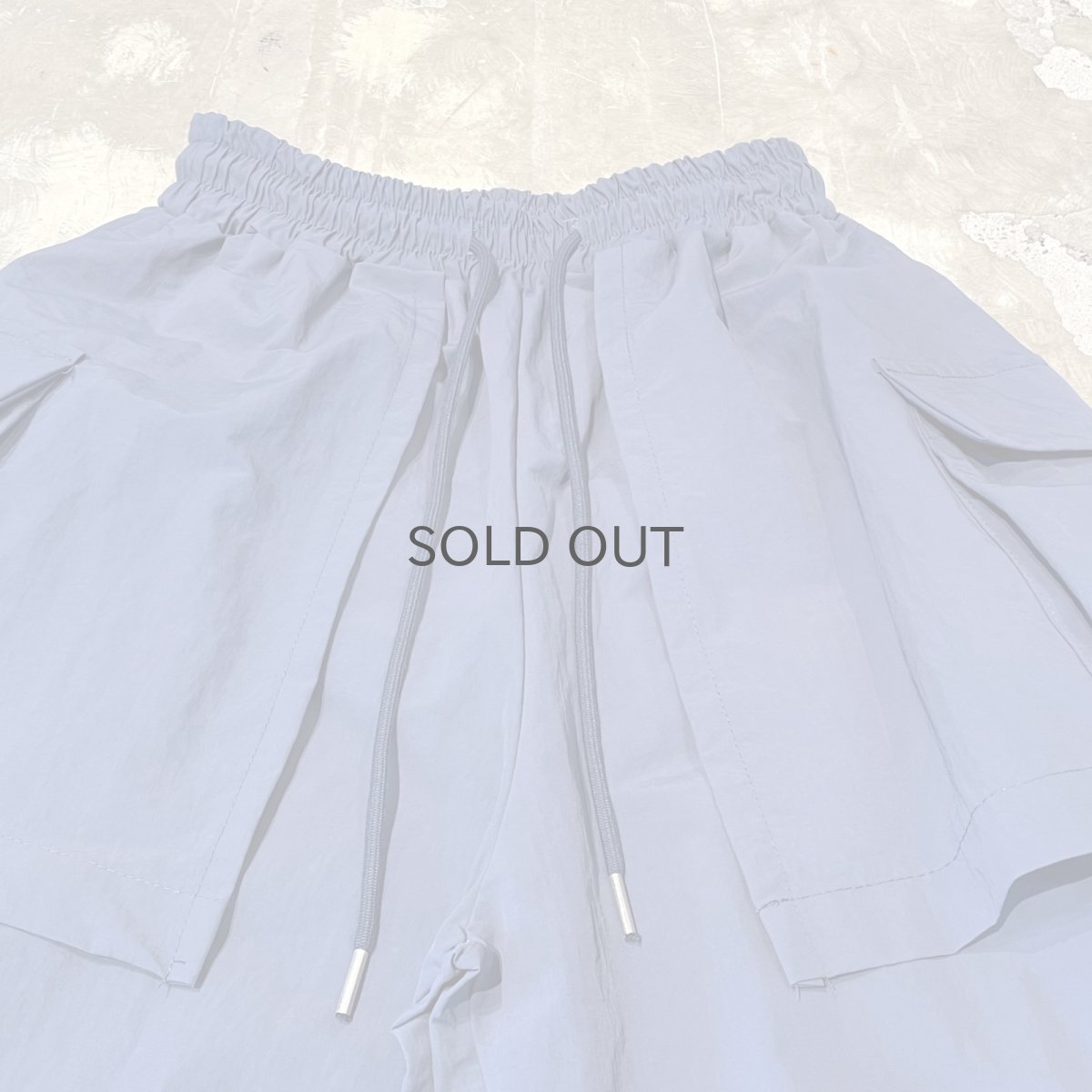 画像10: 【WONDERGROUND】LAYERED COLOR APRON PANTS / BLUE / OS (10)