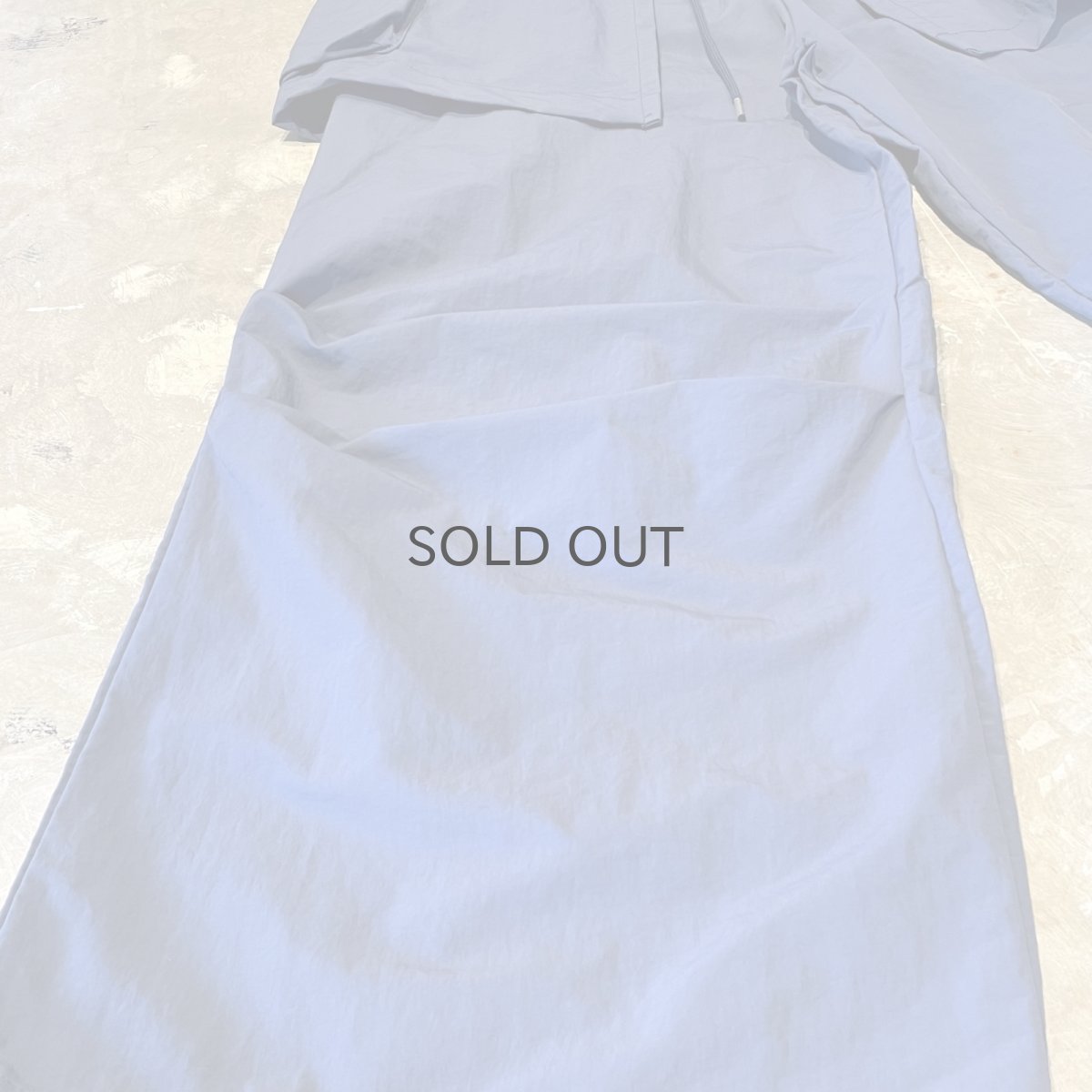 画像7: 【WONDERGROUND】LAYERED COLOR APRON PANTS / BLUE / OS (7)