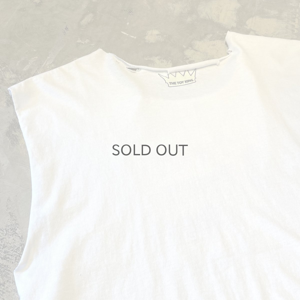 画像9: FRONT CLOWN PRINTED CRASH DAMAGE N/S TEE / Mens L (9)