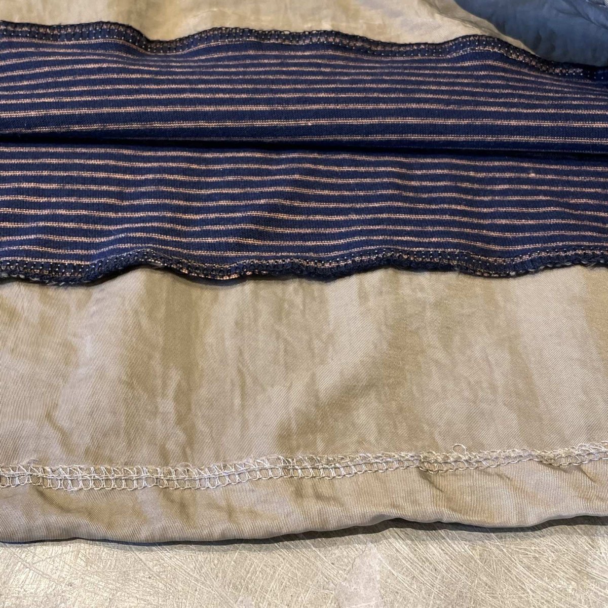 画像10: 【WONDERGROUND】BORDER PATTERN HALF BUTTON DRAW CODE S/S SHIRT / OS (10)