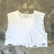 画像2: FRONT CLOWN PRINTED CRASH DAMAGE N/S TEE / Mens L (2)