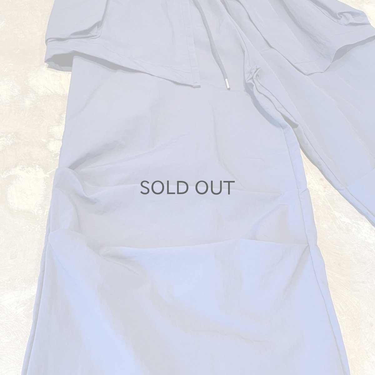 画像5: 【WONDERGROUND】LAYERED COLOR APRON PANTS / BLUE / OS (5)