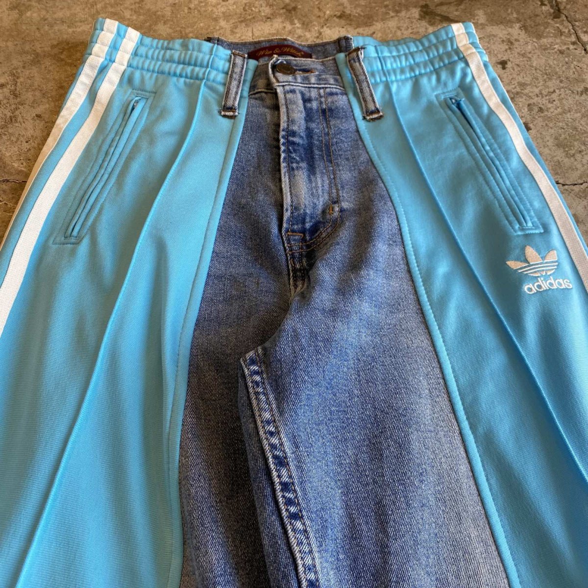 画像4: 【Wiz&Witch】"UNITED" SPORTY DENIM PANTS / OS (4)