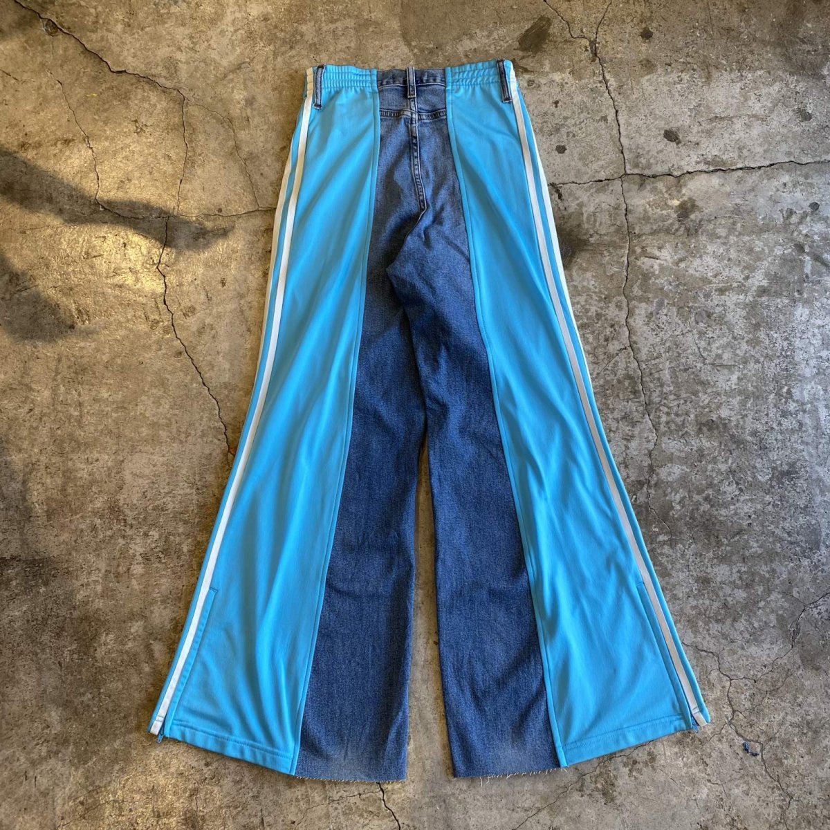 画像2: 【Wiz&Witch】"UNITED" SPORTY DENIM PANTS / OS (2)