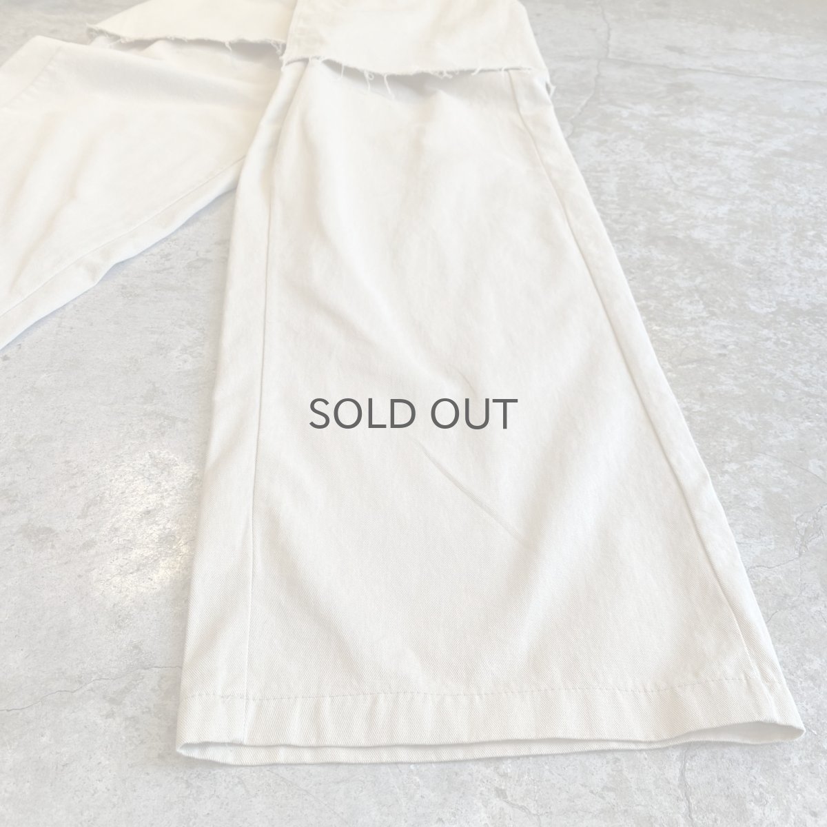 画像6: 【WONDERGROUND】CUT OFF WRAP SKIRT LAYERED PANTS / OS (6)