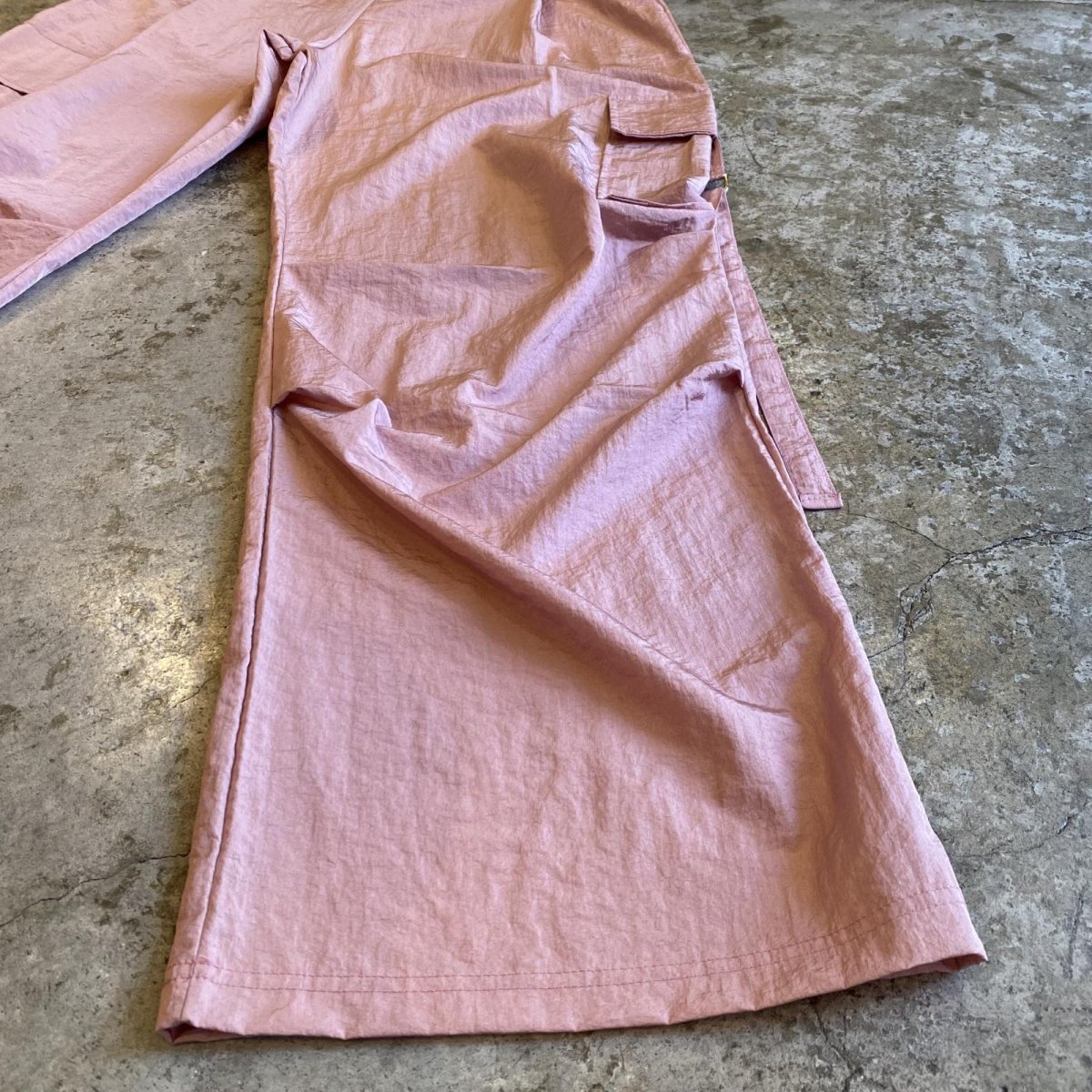 画像4: 【WONDERGROUND】LUSTER COLOR BELTED CARGO PANTS / PINK / OS (4)