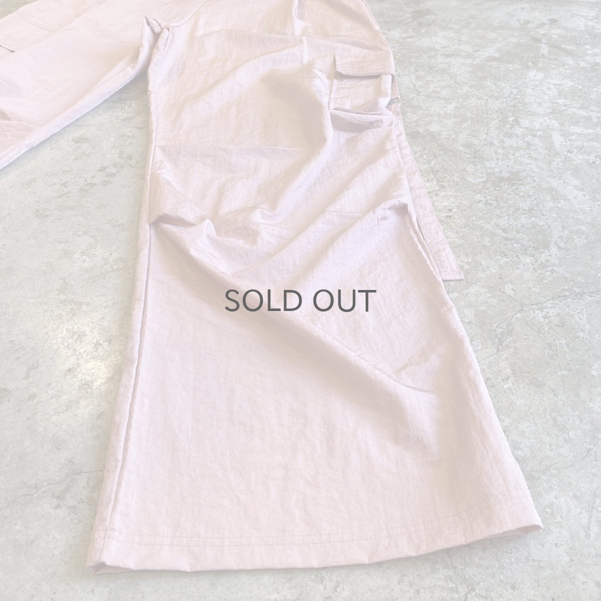 画像4: 【WONDERGROUND】LUSTER COLOR BELTED CARGO PANTS / PINK / OS (4)