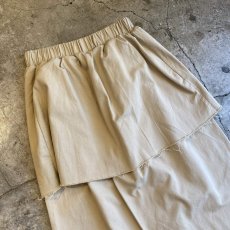 画像9: 【WONDERGROUND】CUT OFF WRAP SKIRT LAYERED PANTS / OS (9)